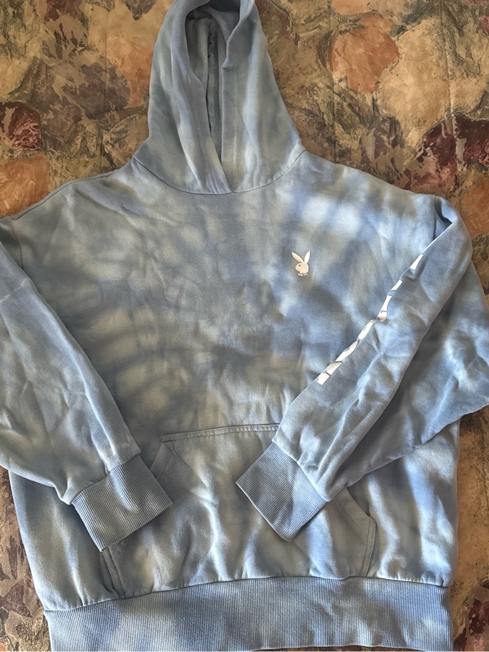 Playboy Light Blue Pullover Hoodie